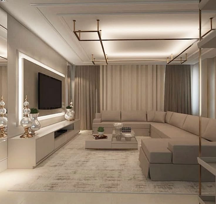 Sala de Estar de Luxo